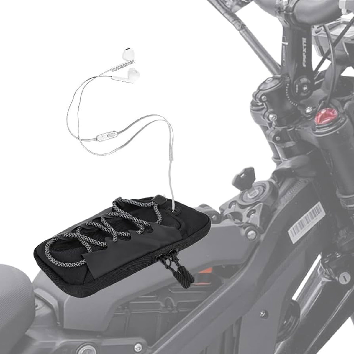 Krepšys ant Sur-Ron akumuliatoriaus dangtelio