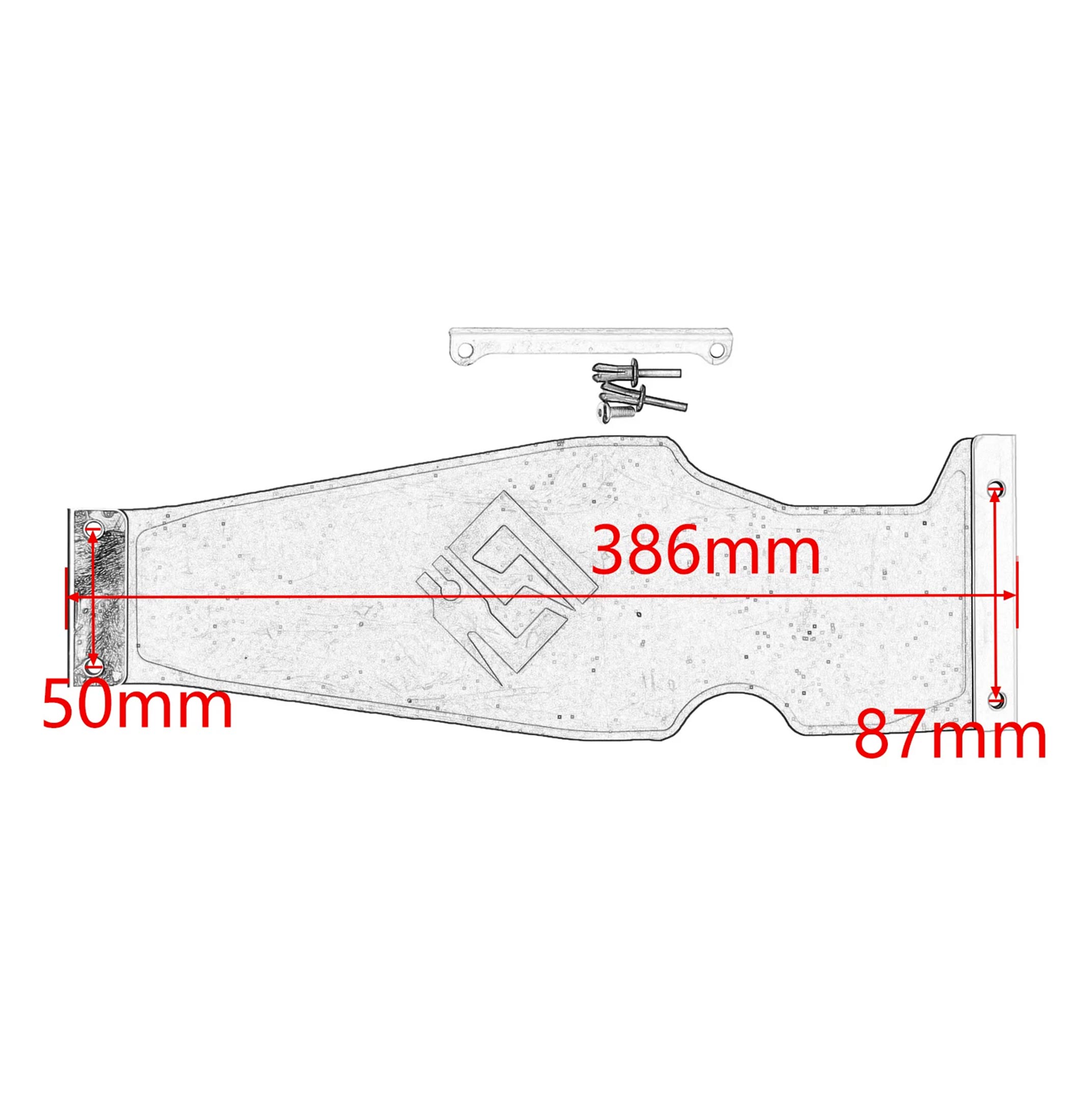 Sur-Ron Light Bee galinio amortizatoriaus apsauga - Image 3